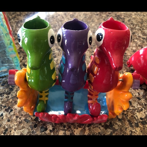 Set of 3 Whimsical Ocean Bath Accessories - Picture 6 of 8